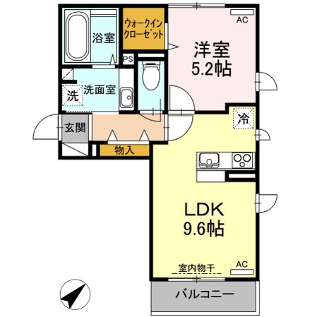 ホワイト ヒルの物件間取画像